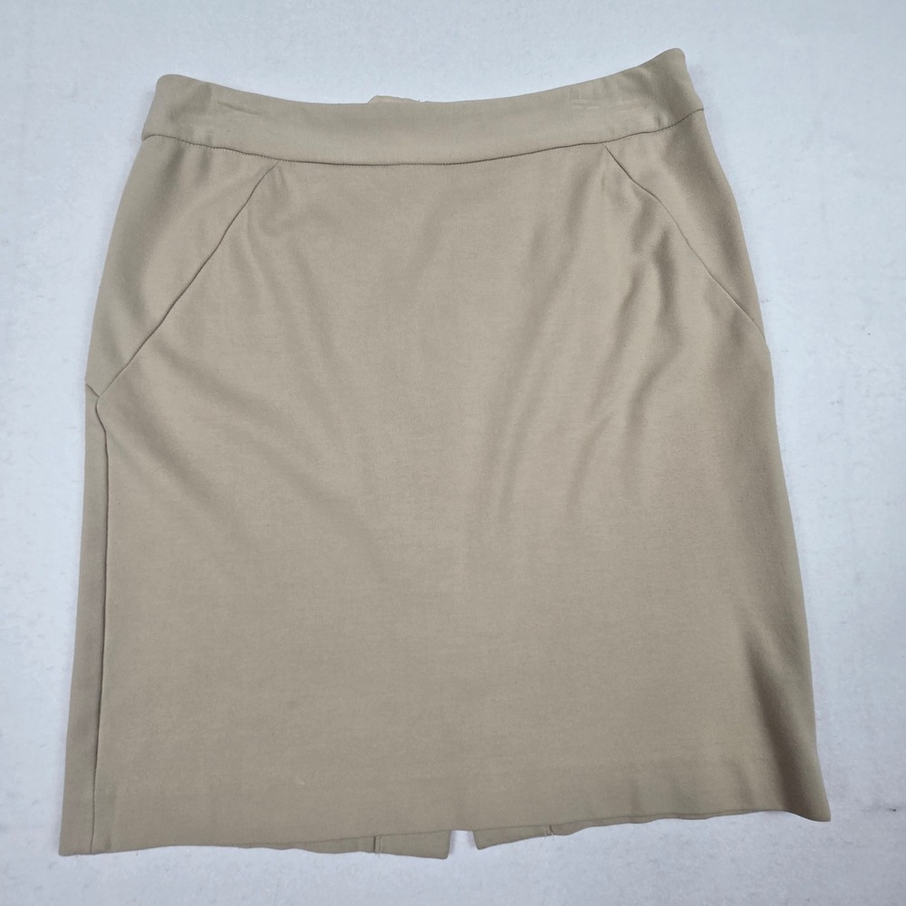 Grace Elements Pencil Skirt‎ Womens 10 Khaki Tan Excellent (B4)